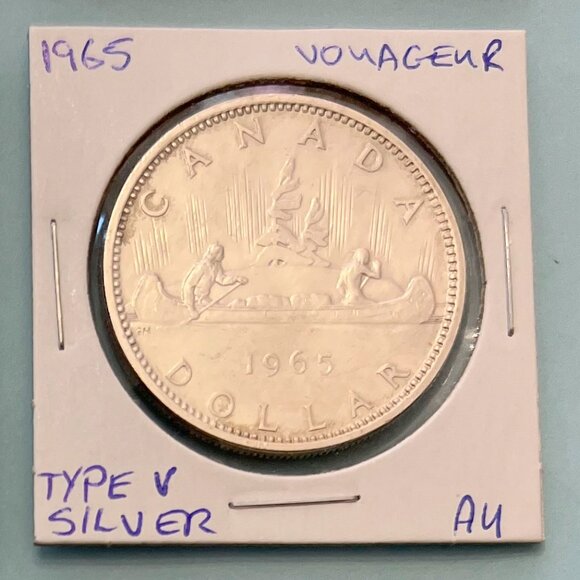 4 x 1965 Canada Silver $1 Dollar Coins! - Picture 5 of 16